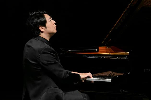 The Chinese pianist Lang Lang born 12 June 1982 during his concert at the Kulturpalast Dresden, with the programme Arabesque in C major op 18 by Robert Schumann and Goldberg Variations by Johann Sebastian Bach.