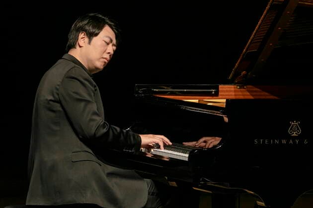 The Chinese pianist Lang Lang born 12 June 1982 during his concert at the Kulturpalast Dresden, with the programme Arabesque in C major op 18 by Robert Schumann and Goldberg Variations by Johann Sebastian Bach.