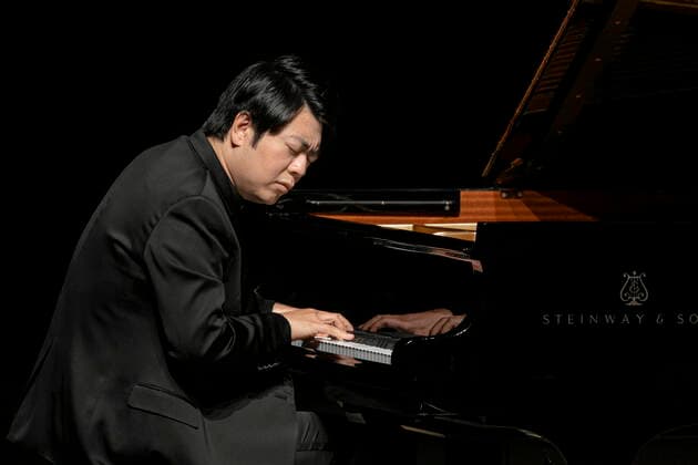 The Chinese pianist Lang Lang born 12 June 1982 during his concert at the Kulturpalast Dresden, with the programme Arabesque in C major op 18 by Robert Schumann and Goldberg Variations by Johann Sebastian Bach.