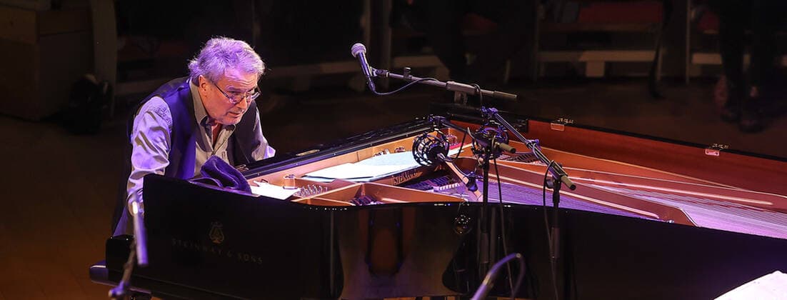 Concert by Bobo Stenson Trio @ Pierre Boulez Saal Jazzfest Berlin Bobo Stenson Trio Bobo Stenson Piano Anders Jormin Double Bass Jon Fält Drums