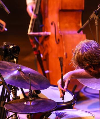 Concert by Bobo Stenson Trio @ Pierre Boulez Saal Jazzfest Berlin Bobo Stenson Trio Bobo Stenson Piano Anders Jormin Double Bass Jon Fält Drums