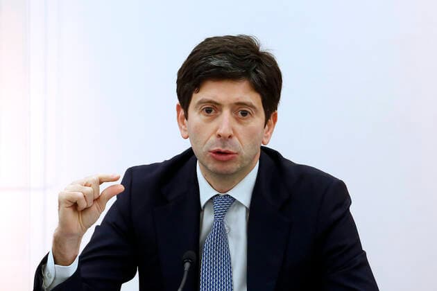 The minister of health Roberto Speranza during a press conference about measure to contrast Covid-19 pandemic . Rome (Italy), November 5th 2021 Photo Samantha Zucchi Insidefoto SamanthaxZucchi