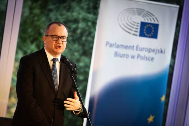 EU Citizens Awarde Ceremony In Warsaw Former Commissioner for Human Rights Adam Bodnar who recently was ousted by the current Law and Justice government, speaks at the ceremony for the European Citizen s Award in Warsaw, Poland on 05 November, 2021. This year the EU prize has been awarded to the representatives of the Free Courts Initiative which aims to set the record straight on the rule of law crisis in Poland. Warsaw Masovian Voivodeship Poland  Copyright: xSTRx arriens-eucitize211105_np1dC