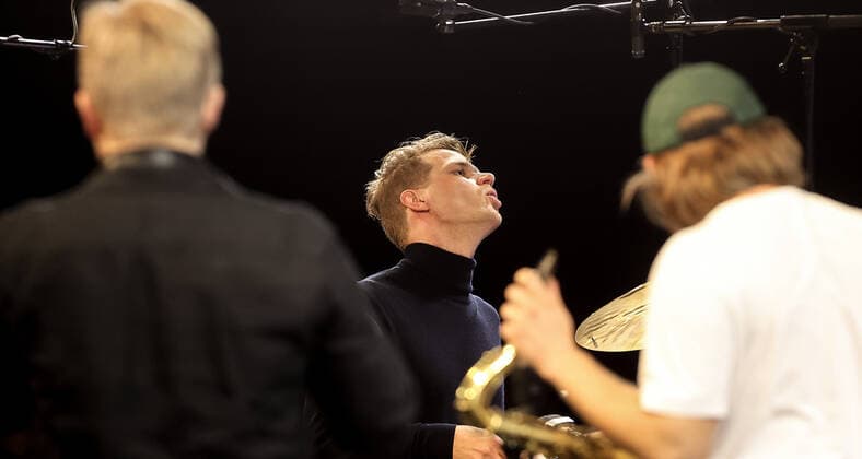 Concert by Christian Lillinger @silent green, Betonhalle , Jazzfest Berlin Koma Saxo, Christian Lillinger
