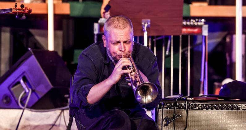 Concert by Nate Wooley @ Kaiser Wilhelm Gedächtnis Kirche , Jazzfest Berlin Nate Wooley Seven Storey Mountain VI