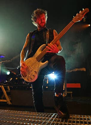 HOLLYWOOD FL - NOVEMBER 05: Asking Alexandria performs at Hard Rock Live at the Seminole Hard Rock Hotel & Casino on November 5, 2021 in Hollywood, Florida. Copyright: xmpi04x