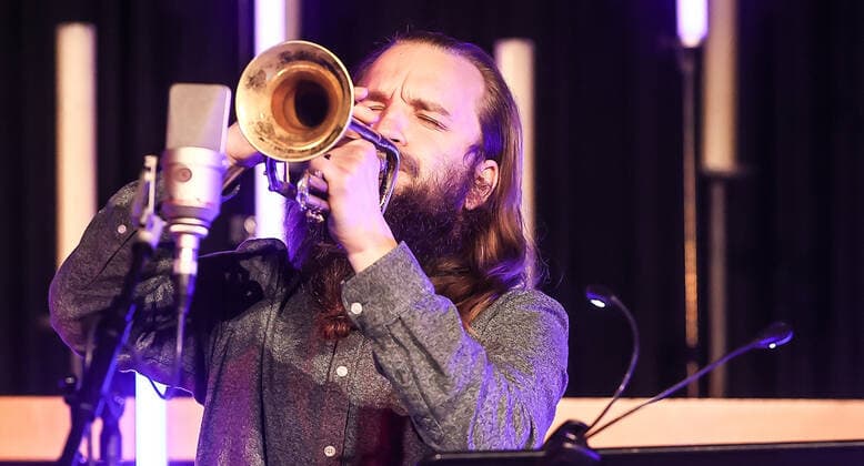 Concert by Maria Faust @ Kaiser Wilhelm Gedächtnis Kirche , Jazzfest Berlin Maria Faust™s Sacrum Facere, Maria Faust Alto Saxophone Emanuele Maniscalco Organ Ned Ferm Saxophone Francesco Bigoni Clarinet Tobias Wiklund Trumpet Mads Hyhne Trombone Jonatan Ahlborn Tuba