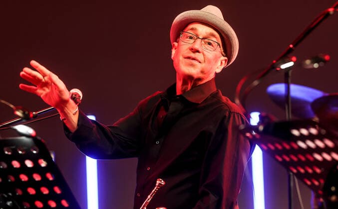 Concert by Dave Douglas @Silent Green, Betonhalle , Jazzfest Berlin Dave Douglas trumpet, vocals, composition, Tomeka Reid cello, vocals Marta Warelis piano, case organ, vocals Berlinde Deman tuba, serpent, vocals Frederik Leroux guitars, oud, banjo, vocals Antoine Pierre drums, electronics
