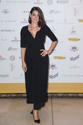 November 8, 2021, Rome, Italy: Donatella Finocchiaro attends the red carpet of the 61st Globo D Oro Award at the Auditorium Parco della Musica. Rome Italy - ZUMAs197 20211108_zaa_s197_115 Copyright: xMarioxCartellix