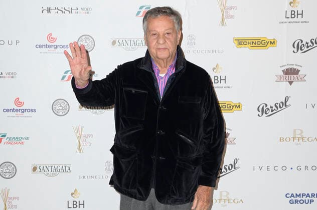 November 8, 2021, Rome, Italy: Renato Pozzetto attends the red carpet of the 61st Globo D Oro Award at the Auditorium Parco della Musica. Rome Italy - ZUMAs197 20211108_zaa_s197_117 Copyright: xMarioxCartellix