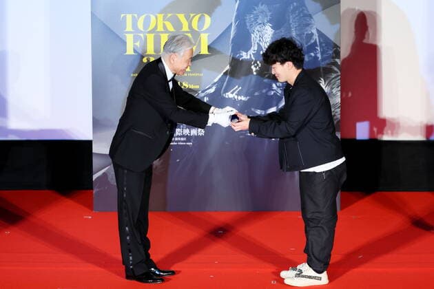 Hiroyasu Ando, Daigo Matsui, November 08, 2021 - Daigo Matsui, speak after winning Audience Award for the film Just Remembering during the 34th Tokyo International Film Festival. award ceremony, in Tokyo, Japan on November 08, 2021.  (173971718)