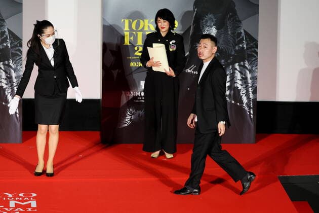 Kim Yunsoo, Midori Sangoumi, November 08, 2021 - Kim Yunsoo, speak after winning Amazon Prime Video Take One Award for the film Sunday & Calm sea during the 34th Tokyo International Film Festival. award ceremony, in Tokyo, Japan on November 08, 2021.  (173972062)