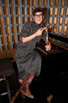 Eva Karl Faltermeier at the award ceremony of the Bavarian Cabaret Prize 2021 at the Lustspielhaus Munich, 08 11 2021 Foto:xS.xAdamx xFuturexImage