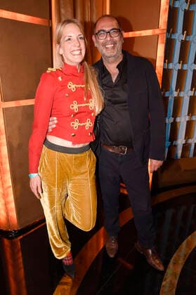 Carolin Matzko and Hannes Ringlstetter at the award ceremony of the Bavarian Cabaret Prize 2021 at the Lustspielhaus Munich, 08 11 2021 Foto:xS.xAdamx xFuturexImage