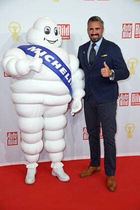 Anish K Taneja President CEO Michelin Europe North at the 45 Golden Steering Wheel Awards at Axel Springer SE in Berlin on 09 11 2021