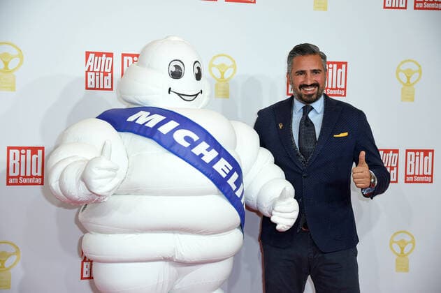 Anish K Taneja President CEO Michelin Europe North at the 45 Golden Steering Wheel Awards at Axel Springer SE in Berlin on 09 11 2021