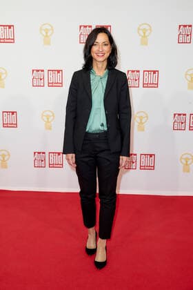 The Golden Steering Wheel 2021 Christina Herzog Director Marketing Public Relations Hyundai Motor Deutschland GmbH on the red carpet at the Golden Steering Wheel award ceremony in the Axel Springer Tower in Berlin Copyright: xEventpressxGolejewskix