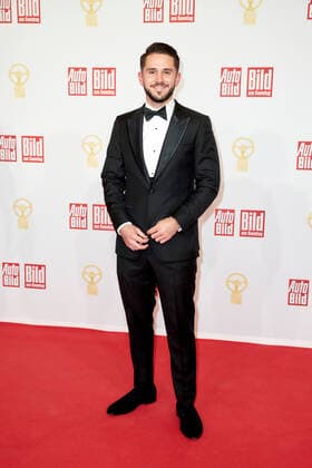 The Golden Steering Wheel 2021 Racing driver Daniel Abt on the red carpet at the Golden Steering Wheel award ceremony in the Axel Springer Tower in Berlin Copyright: xEventpressxGolejewskix