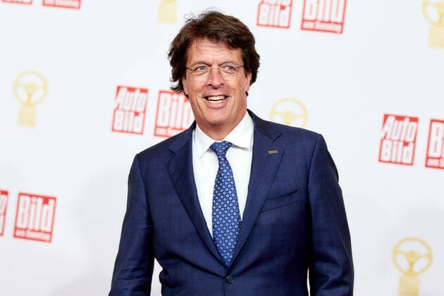 The Golden Steering Wheel 2021 Klaus Rosenfeld Chairman of the Board of Managing Directors Schaeffler AG on the red carpet at the Golden Steering Wheel award ceremony in the Axel Springer Tower in Berlin Copyright: xEventpressxGolejewskix