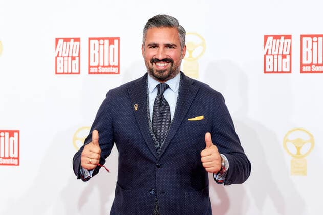 The Golden Steering Wheel 2021 Anish K Taneja President CEO Michelin Europe North on the red carpet at the Golden Steering Wheel award ceremony at the Axel Springer high-rise in Berlin Copyright: xEventpressxGolejewskix