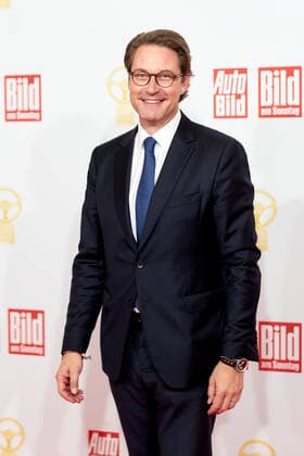 The Golden Steering Wheel 2021 Andreas Scheuer on the red carpet at the Golden Steering Wheel award ceremony in the Axel Springer Tower in Berlin Copyright: xEventpressxGolejewskix