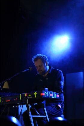 Emil Svanängen aka Loney Dear at a concert supporting Ane Brun at Metropol in Berlin, 11 November 2021 Loney Dear in Berlin
