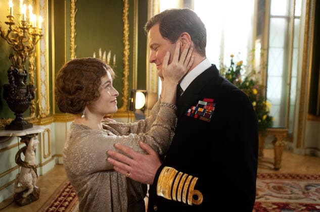 OSCARS. Bester Hauptdarsteller. Preisträger 2011-2020 THE KING S SPEECH BR 2010 THE KING S SPEECH BR 2010 HELENA BONHAM CARTER as Queen Elizabeth, COLIN FIRTH as King George VI Date: 2010. Strictly editorial use only in conjunction with the promotion of the film. Credit line mandatory. This image is copyright of the film company and is supplied under the terms of issue as film still. No commercial or book cover use permitted without prior consent from the film company.  Mandatory credit line: Courtesy THIS COPYRIGHT IMAGE MUST NOT BE USED WITHOUT PERMISSION Ronald Grant Mary Evans