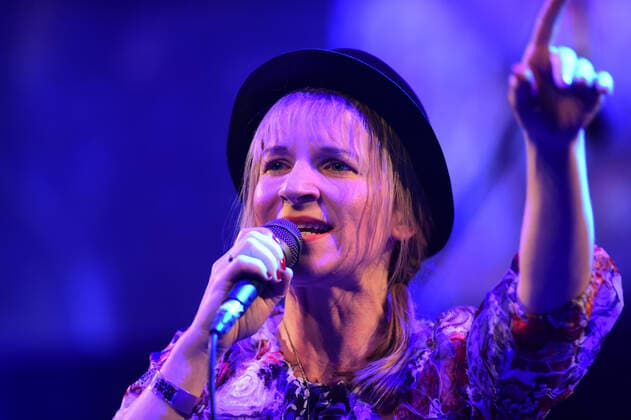 Agnieszka Karas, singer of Polish band The Muddlers performs during The Sumperk festival Blues Alive 2021 in Sumperk, Czech Republic, November 12, 2021. (CTKxPhoto LudekxPerina) CTKPhotoP2021111208774  LPE 008