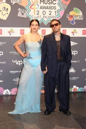 at photocall for 40 Principales Music Awards in Mallorca, on Friday 11 November 2021 Cordon Press