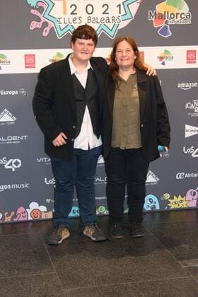 at photocall for 40 Principales Music Awards in Mallorca, on Friday 11 November 2021 Cordon Press