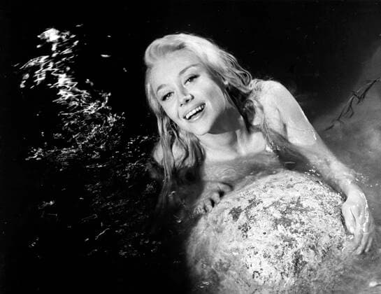 MAD ABOUT MEN BR 1954 MAD ABOUT MEN BR 1954 GLYNIS JOHNS Date: 1954. Strictly editorial use only in conjunction with the promotion of the film. Credit line mandatory. This image is copyright of the film company and is supplied under the terms of issue as film still. No commercial or book cover use permitted without prior consent from the film company.  Mandatory credit line: Courtesy Ronald Grant Mary Evans