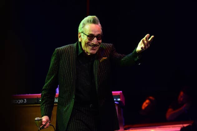 Singer Rick Estrin of Rick Estrin and The Nightcats music band performs during the 25th Blues Alive, blues & roots festival, on November 12, 2021, in Sumperk, Czech Republic. (CTKxPhoto LudekxPerina) CTKPhotoP2021111210547  LPE 037