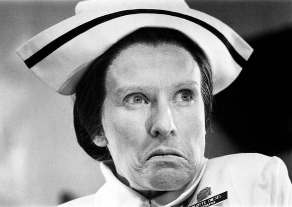 HIGH ANXIETY US 1977 HIGH ANXIETY US 1977 CLORIS LEACHMAN Date: 1977. Strictly editorial use only in conjunction with the promotion of the film. Credit line mandatory. This image is copyright of the film company and is supplied under the terms of issue as film still. No commercial or book cover use permitted without prior consent from the film company.  Mandatory credit line: Courtesy CROSSBOW PRODUCTIONS Ronald Grant Mary Evans