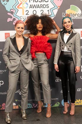 Sweet California at the LOS40 Music Awards 2021 at the VelÃ²drom Illes Balears Palma de Mallorca, 12 11 2021 Sweet California  Foto:xDyDxFotografosx xFuturexImage