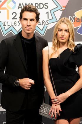 Beltran Lozano and Daniela Svedin Figo at the LOS40 Music Awards 2021 at the VelÃ²drom Illes Balears Palma de Mallorca, 12 11 2021 Beltran Lozano, Daniela Svedin Figo.  Foto:xDyDxFotografosx xFuturexImage