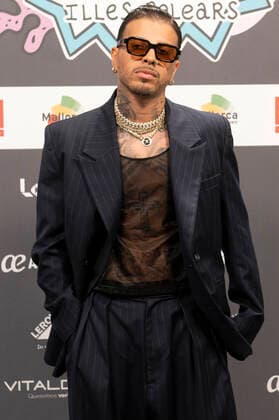 Rauw Alejandro at the LOS40 Music Awards 2021 at the VelÃ²drom Illes Balears Palma de Mallorca, 12 11 2021 Rauw Alejandro.  Foto:xDyDxFotografosx xFuturexImage