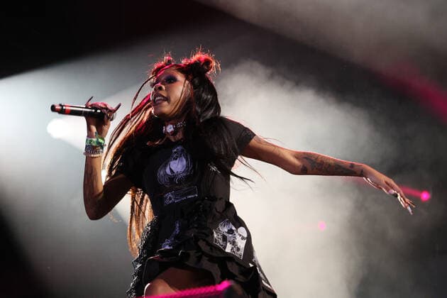 Maryland rapper Rico Nasty performs on stage during the Day N Vegas Music Festival at the Las Vegas Festival Grounds in Las Vegas, Nevada on Friday, November 12, 2021.  LAV2021111239 JAMESxATOA