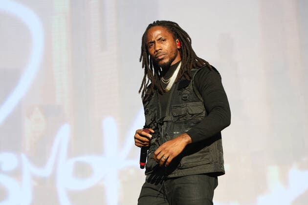 D Smoke performs on stage during the Day N Vegas Music Festival at the Las Vegas Festival Grounds in Las Vegas, Nevada on Friday, November 12, 2021.  LAV2021111219 JAMESxATOA
