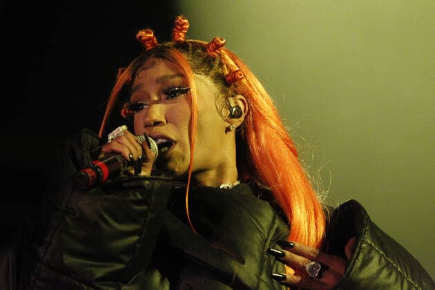 Rapper BIA performs on stage during the Day N Vegas Music Festival at the Las Vegas Festival Grounds in Las Vegas, Nevada on Saturday, November 13, 2021.  LAV20211113114 JAMESxATOA