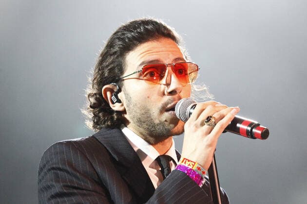 Canadian R&B singer Majid Al Maskati of duo Majid Jordan performs on stage during the Day N Vegas Music Festival at the Las Vegas Festival Grounds in Las Vegas, Nevada on Saturday, November 13, 2021.  LAV20211113133 JAMESxATOA