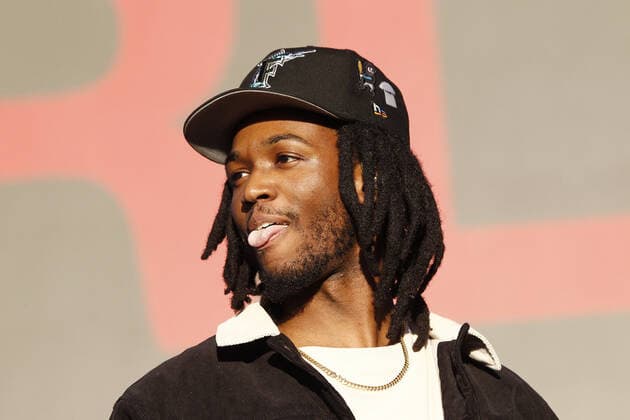 Musican Saba performs on stage during the Day N Vegas Music Festival at the Las Vegas Festival Grounds in Las Vegas, Nevada on Saturday, November 13, 2021.  LAV2021111325 JAMESxATOA