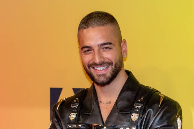 November 14, 2021, Budapest, Hungary: Maluma attends the 2021 MTV EMAs, Europe Music Awards, at Papp Laszlo Budapest Sports Arena in Budapest, Hungary, on 14 November 2021. Photo: Budapest Hungary - ZUMAm179 20211114_zep_m179_016 Copyright: xAlecxMichaelx