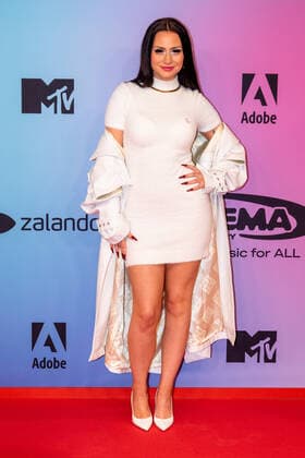 November 14, 2021, Budapest, Hungary: Tessa attends the 2021 MTV EMAs, Europe Music Awards, at Papp Laszlo Budapest Sports Arena in Budapest, Hungary, on 14 November 2021. Photo: Budapest Hungary - ZUMAm179 20211114_zep_m179_021 Copyright: xAlecxMichaelx
