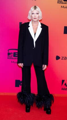 November 14, 2021, Budapest, Hungary: Daria Zawialow attends the 2021 MTV EMAs, Europe Music Awards, at Papp Laszlo Budapest Sports Arena in Budapest, Hungary, on 14 November 2021. Photo: Budapest Hungary - ZUMAm179 20211114_zep_m179_051 Copyright: xAlecxMichaelx