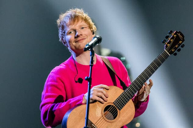 November 14, 2021, Budapest, Hungary: Ed Sheeran performs at the 2021 MTV EMAs, Europe Music Awards, at Papp Laszlo Budapest Sports Arena in Budapest, Hungary, on 14 November 2021. Photo: Budapest Hungary - ZUMAm179 20211114_zep_m179_120 Copyright: xAlecxMichaelx