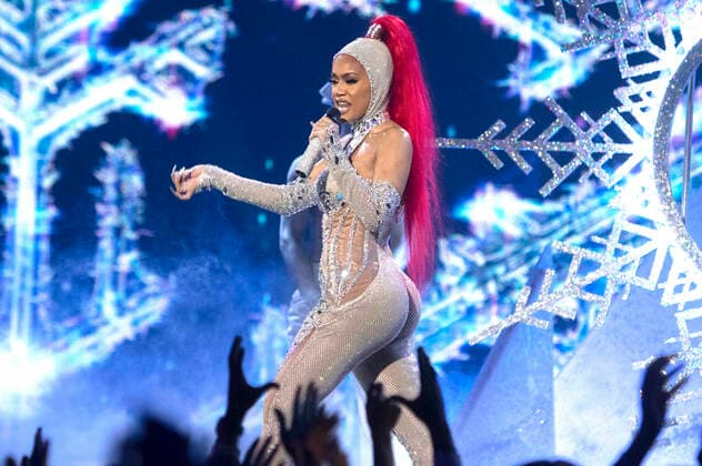 Saweetie at the MTV European Music Awards 2021 ceremony at Laszlo Papp Sports Arena Budapest, 14 11 2021. Foto:xR.xWagnerx xFuturexImage