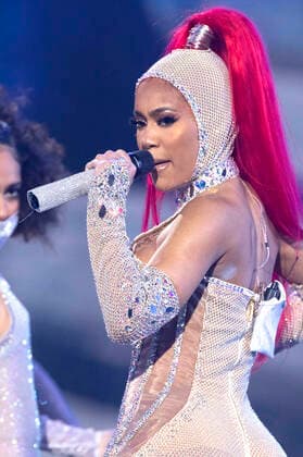 Saweetie at the MTV European Music Awards 2021 ceremony at Laszlo Papp Sports Arena Budapest, 14 11 2021. Foto:xR.xWagnerx xFuturexImage