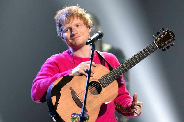 Ed Sheeran at the MTV European Music Awards 2021 at the Laszlo Papp Sports Arena Budapest, 14 11 2021 Foto:xR.xWagnerx xFuturexImage