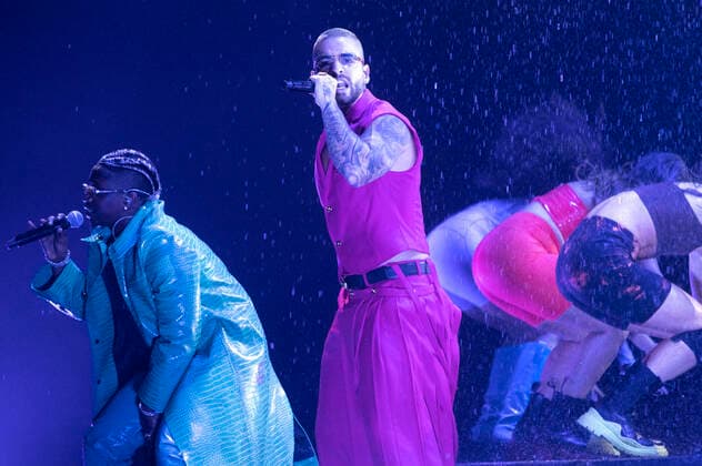 Maluma at the MTV European Music Awards 2021 at the Laszlo Papp Sports Arena Budapest, 14 11 2021 Foto:xR.xWagnerx xFuturexImage