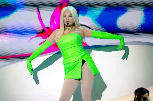 Kim Petras at the MTV European Music Awards 2021 at Laszlo Papp Sports Arena Budapest, 14 11 2021 Foto:xR.xWagnerx xFuturexImage